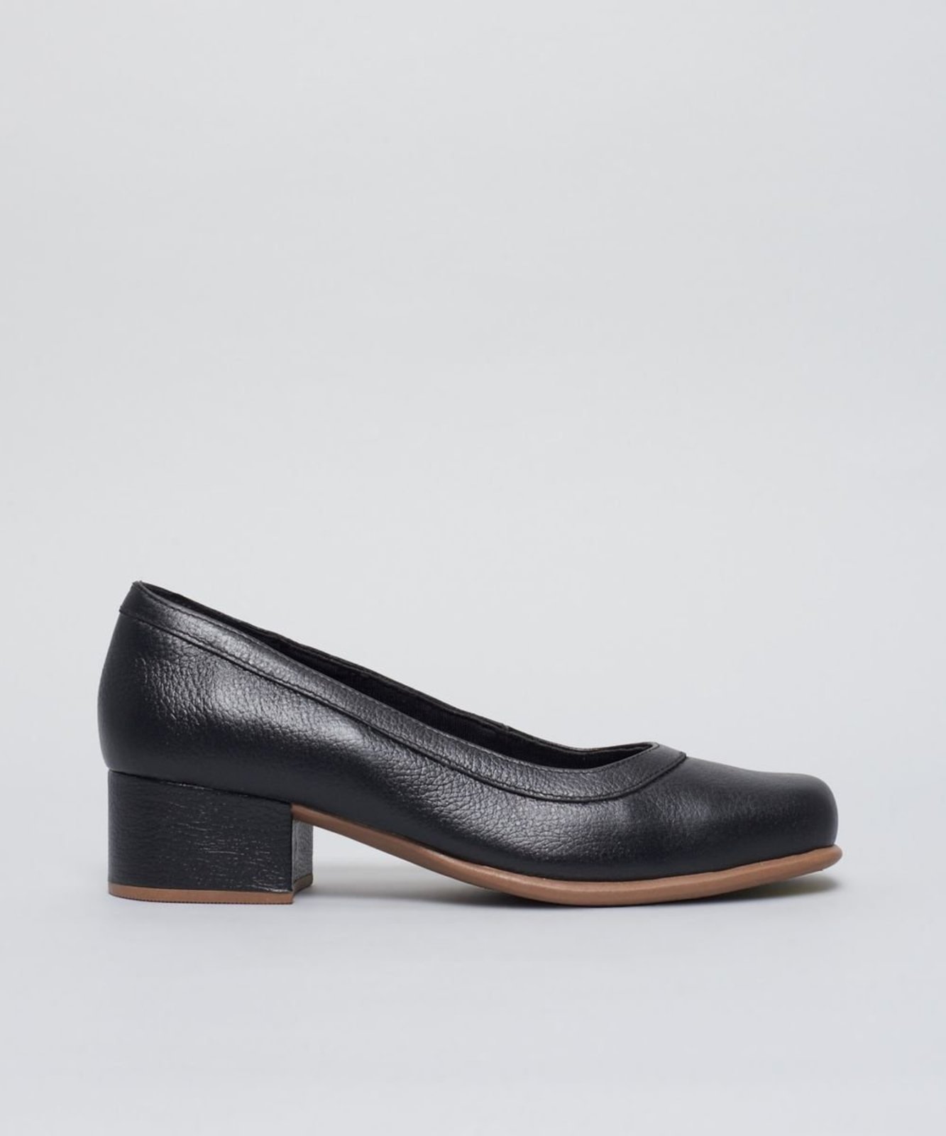 Scarpin Vies Bico Quadrado - Preto 39 - preto