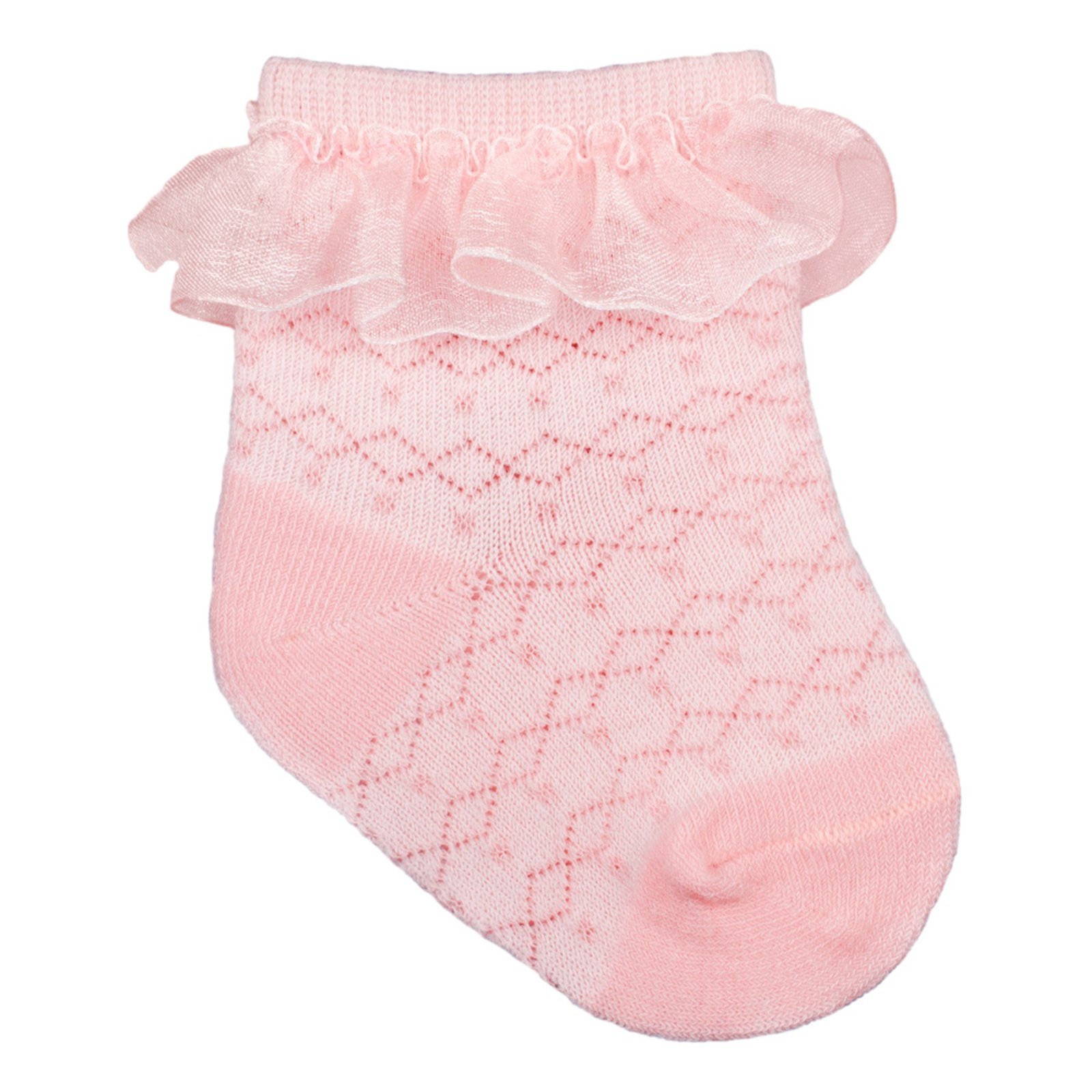 Vista 2 Infantil - Meia festa fashion feminina Pimpolho 00 ao 15 BB2 rosa BB2 rosa