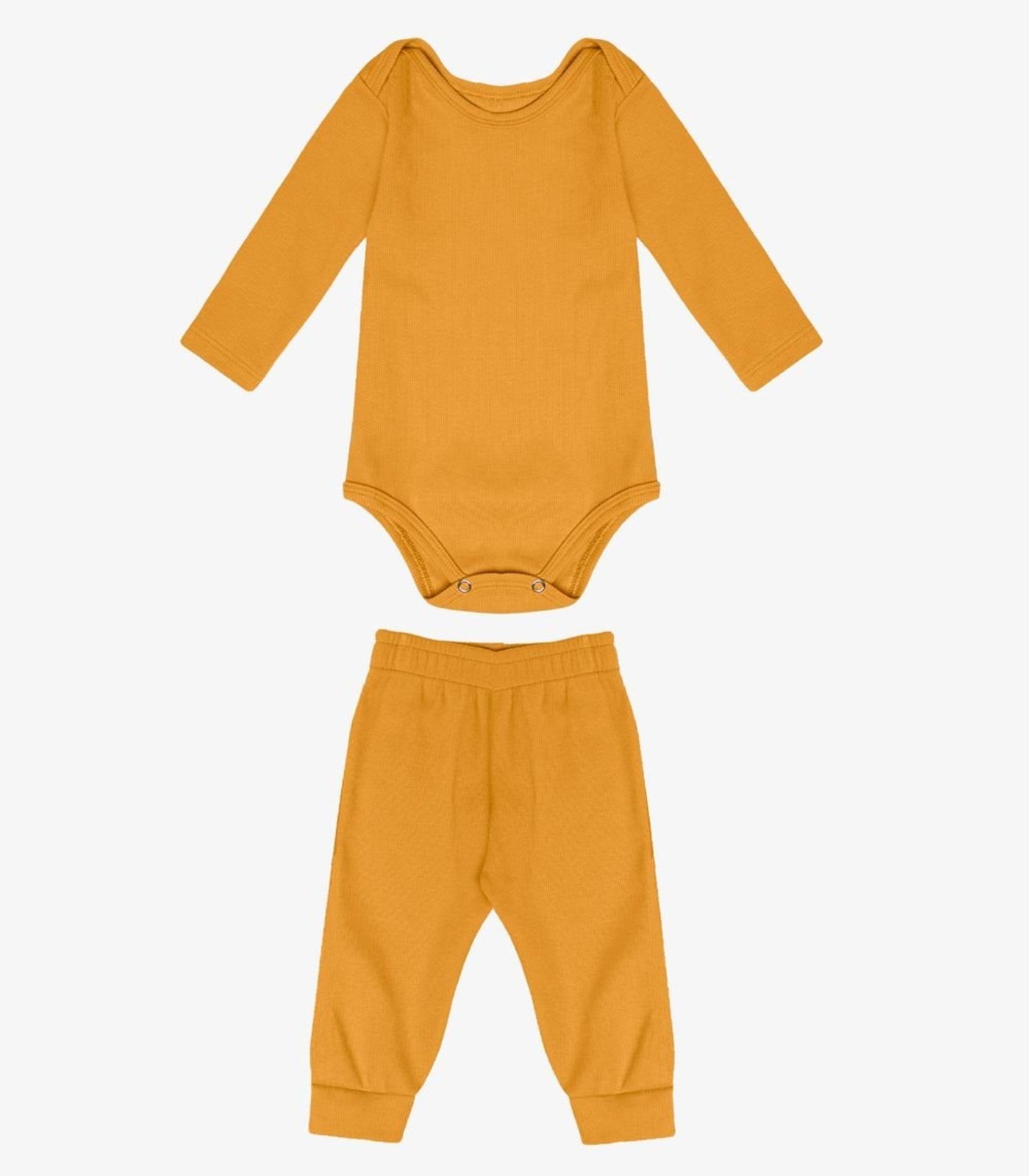 Infantil – Conjunto Body com Calça Select Amarelo