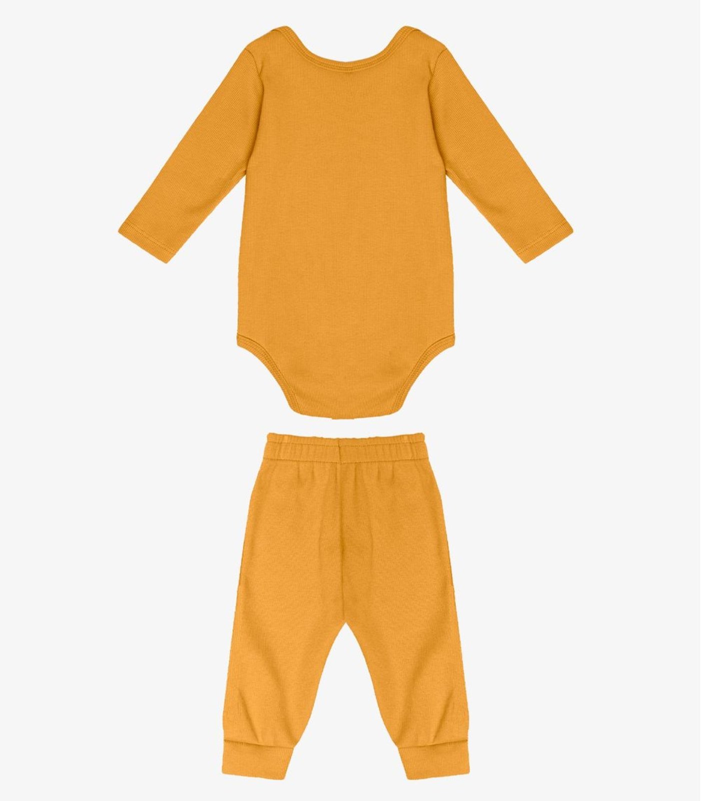Vista 3 Infantil - Conjunto Body com Calça Select laranja Select laranja