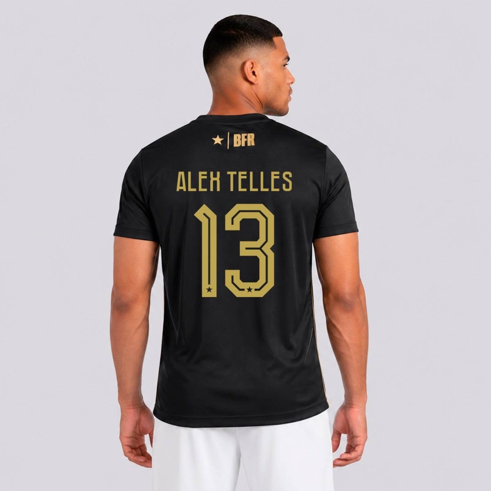Camisa Botafogo Mestria Preta 13 Alex Telles