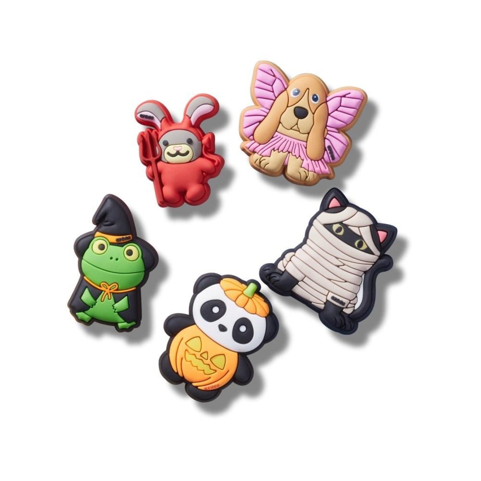 Infantil - Jibbitz™ Animais Fantasiados Pack Com 5 Peças UNICO Branco