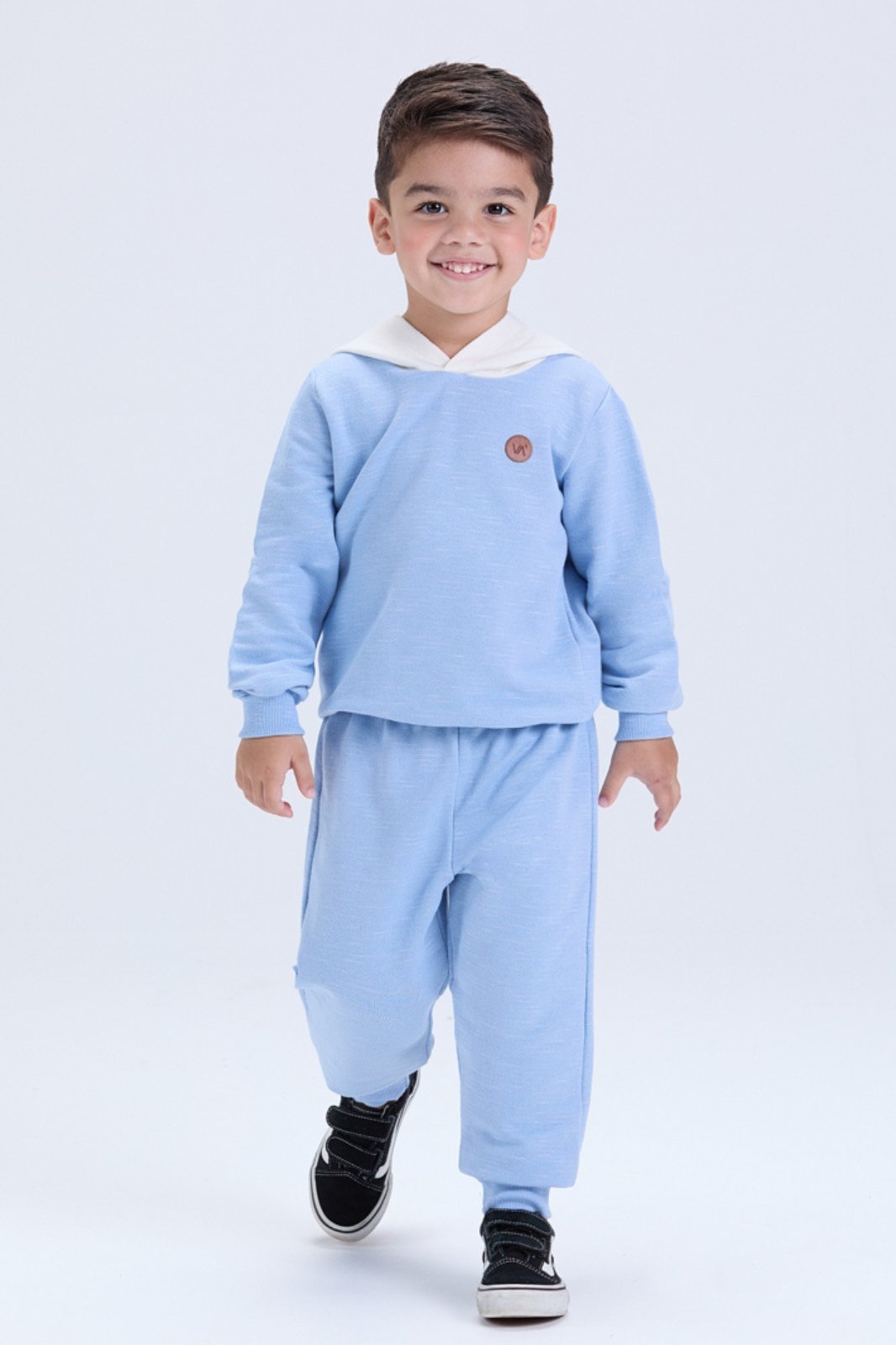 Vista 2 Infantil - Conjunto de Inverno Masculino Moletom Jet VIDA COSTEIRA preto VIDA COSTEIRA preto