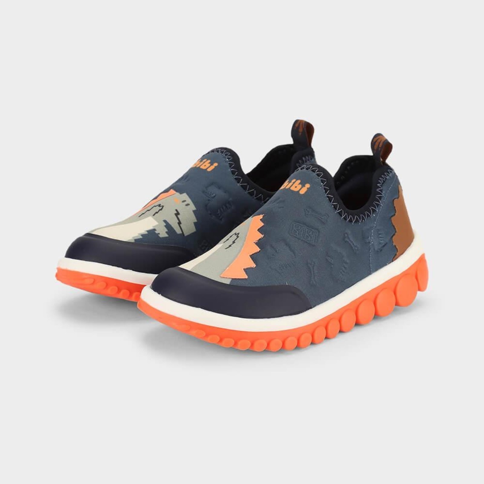 Vista 3 Infantil - Tênis Bibi Roller 2.0 de Dinossauro Calçados Bibi azul Calçados Bibi azul
