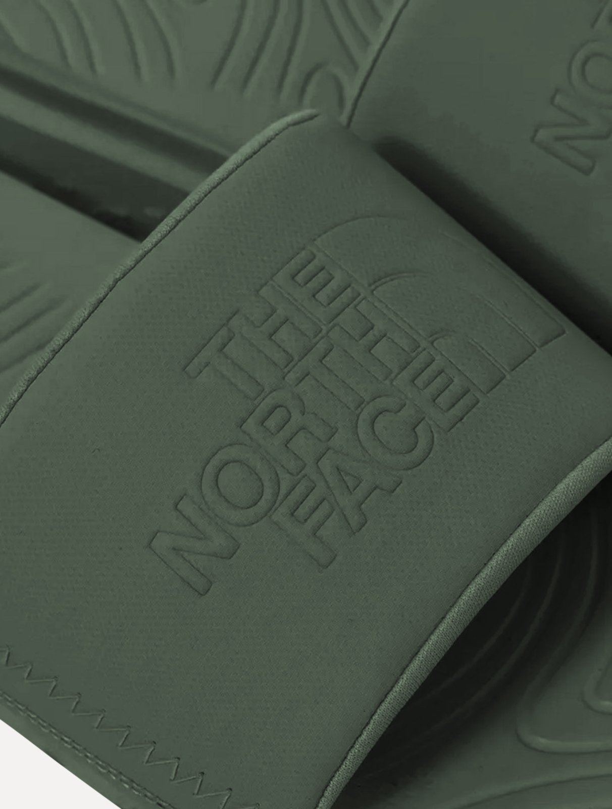 Vista 3 Chinelo The North Face Masculino Slide Never Stop Cush Verde cáqui verde The North Face cáqui verde