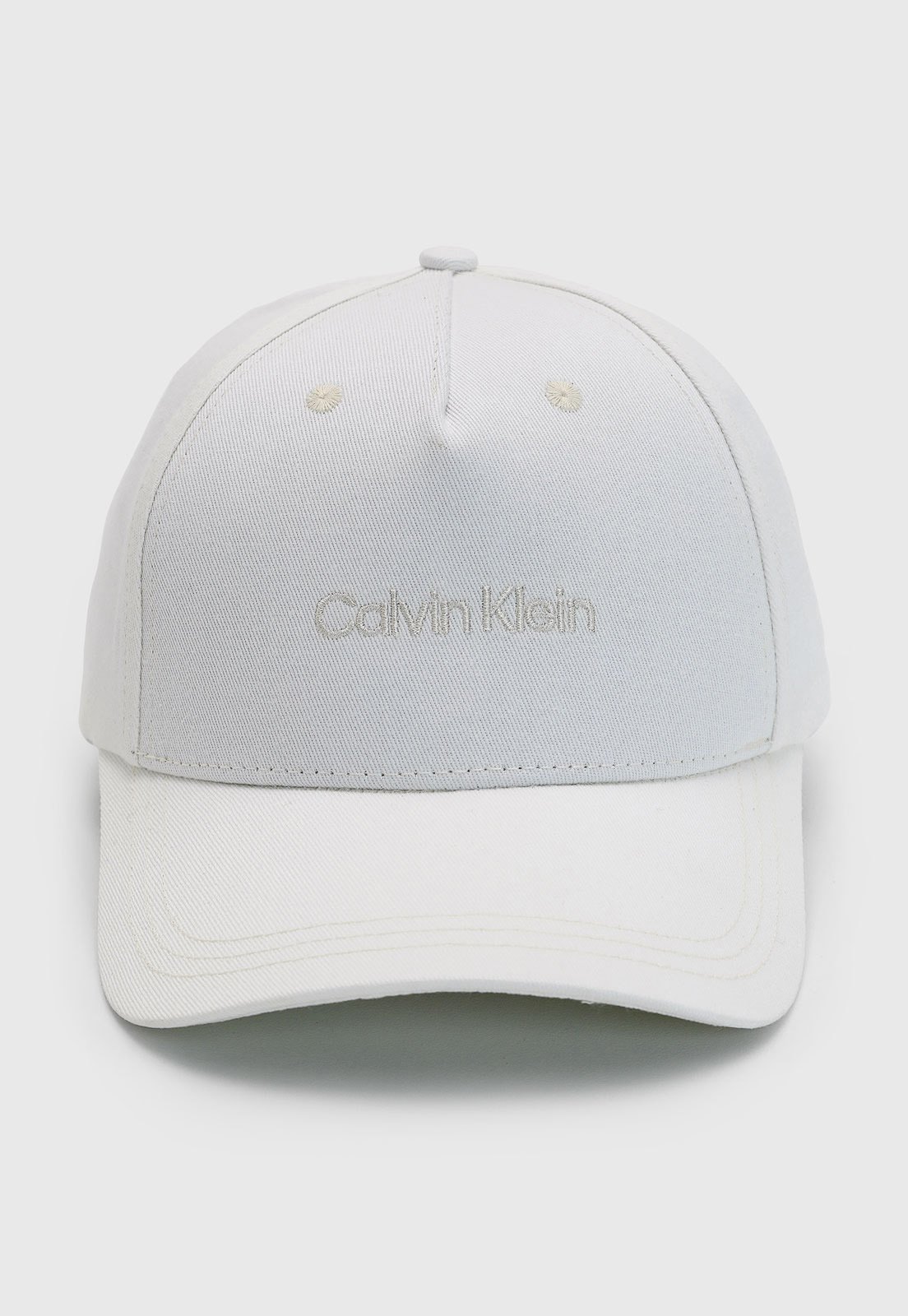 Boné Masculino Calvin Klein Bordado Off-White