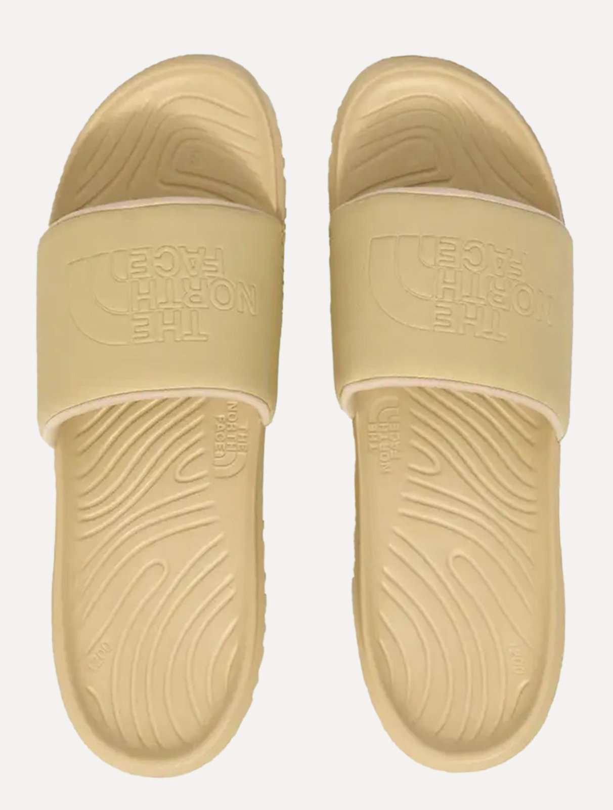 Vista 2 Chinelo The North Face Masculino Slide Never Stop Cush Claro cáqui The North Face cáqui