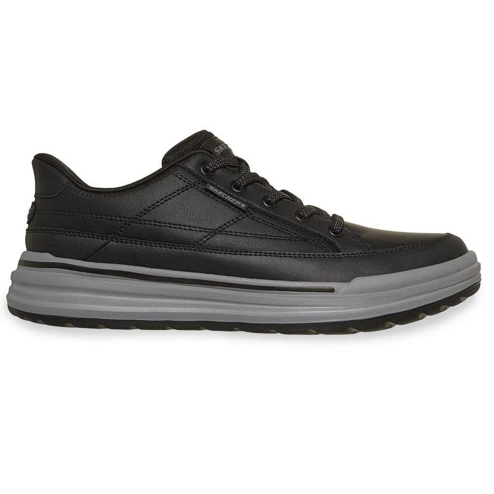 Skechers Sterling Tênis Masculino Casual Conforto Preto