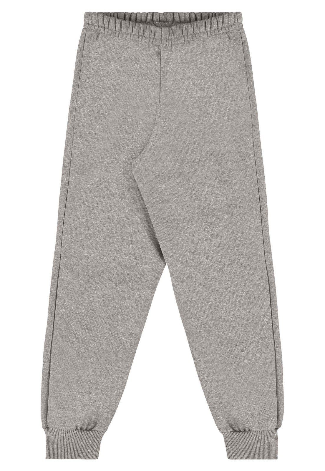Infantil - Calça Unissex em Moletom Bee Loop Cinza