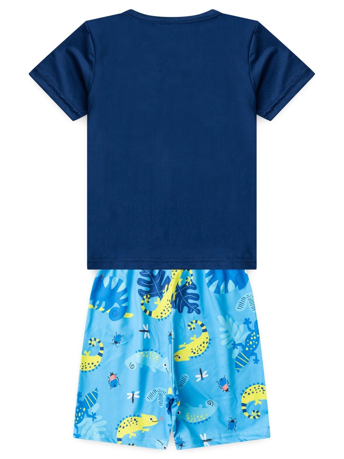 Vista 3 Pijama Platinum Camaleão PLATINUM KIDS azul marinho PLATINUM KIDS azul marinho