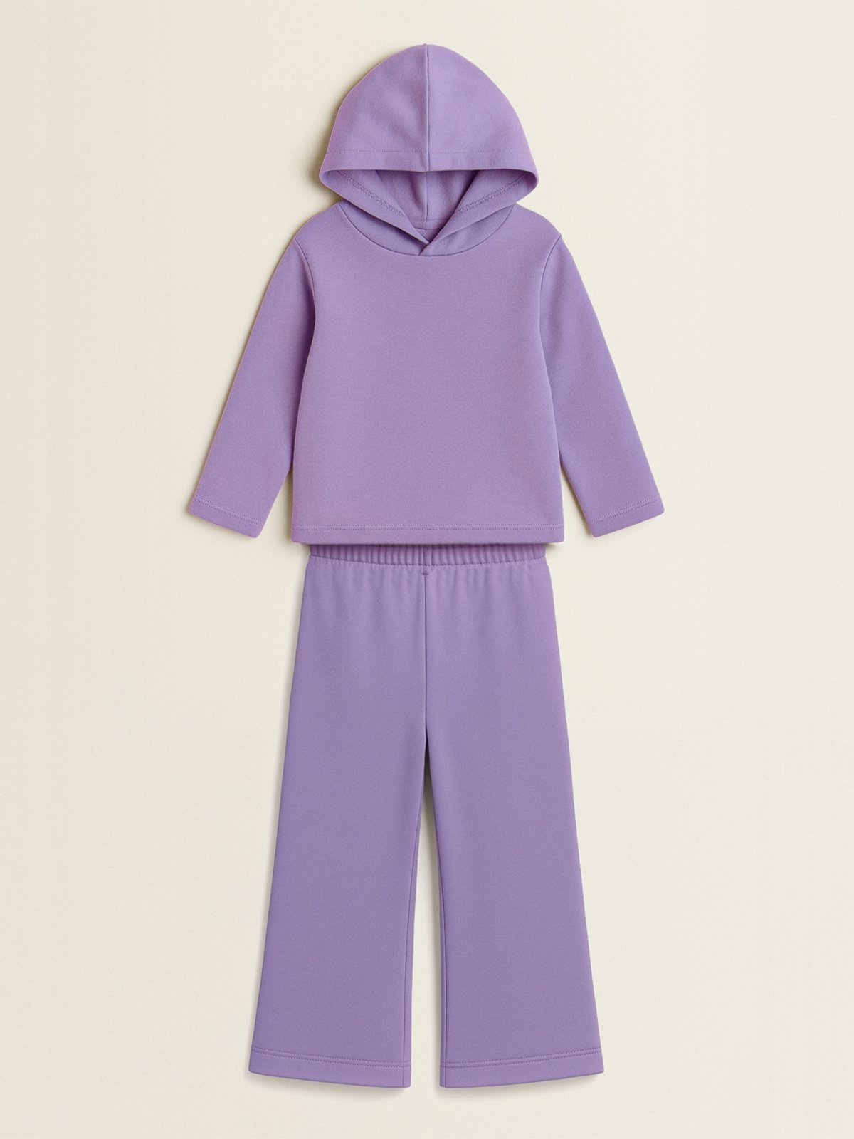 Vista 2 Infantil - Conjunto Bugbee Menina em Moletom Felpado Ipê roxo Bugbee roxo