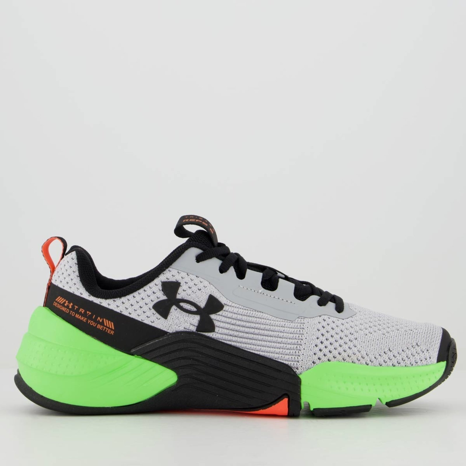 Tênis Under Armour Tribase Reps 2 Cinza e Verde
