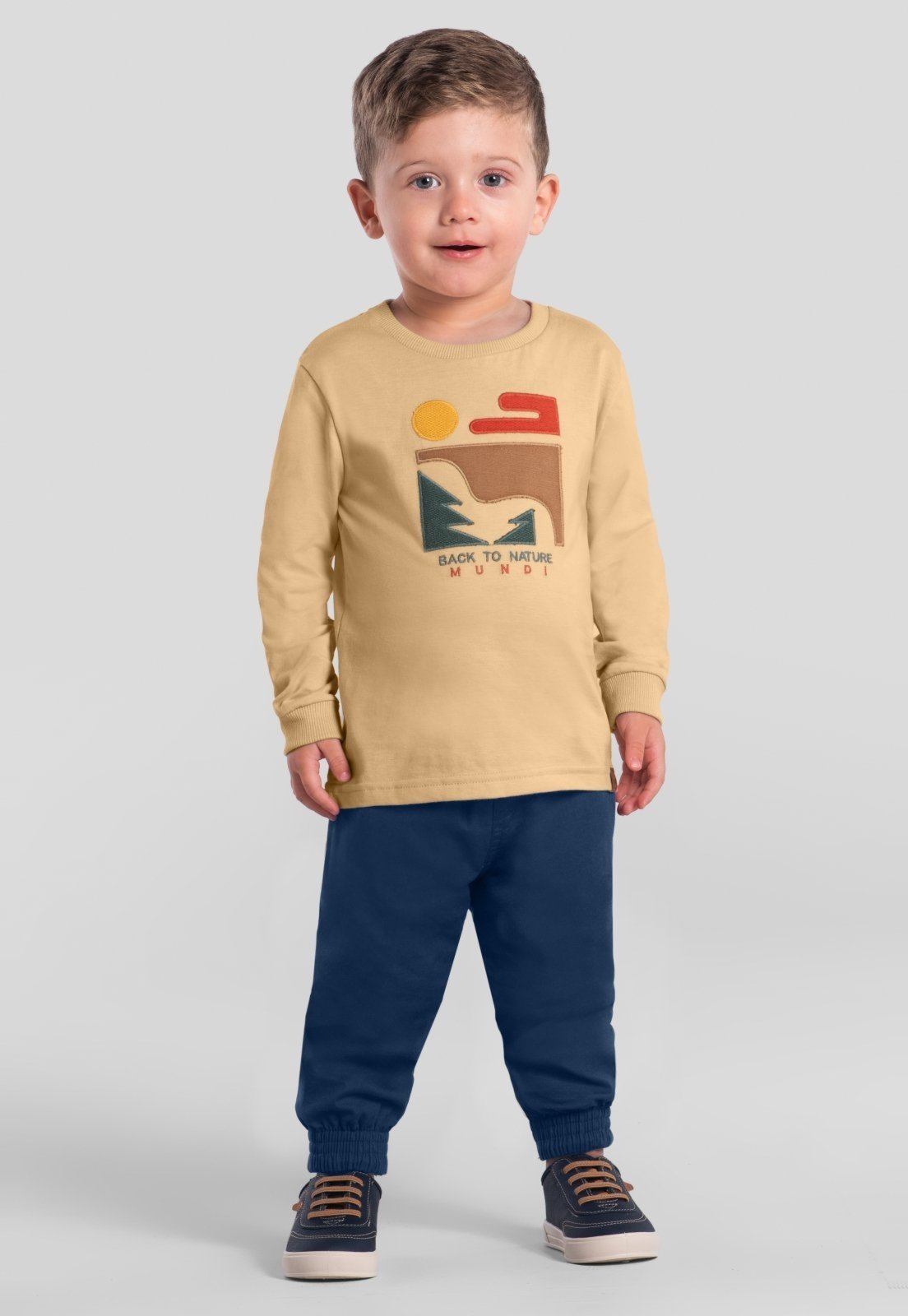 Infantil - Camiseta menino de natureza Mundi