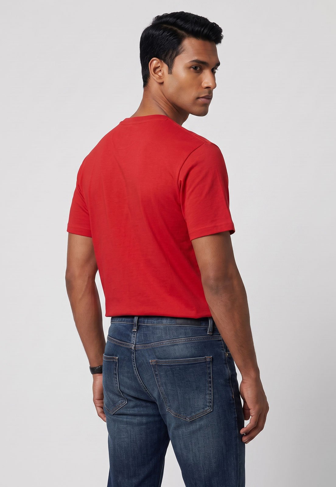 Camiseta Masculina Quiksilver Logo Vermelha