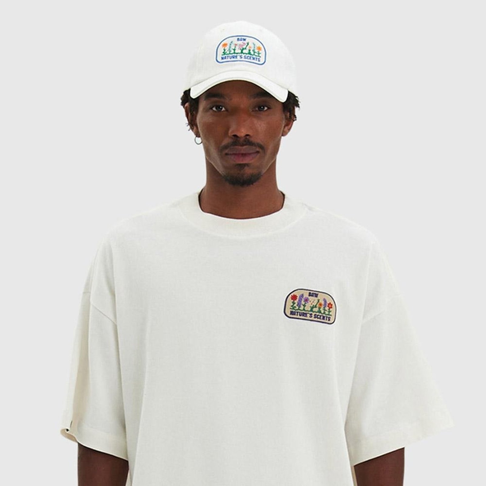 Camiseta Oversized Natures Scents Off-white