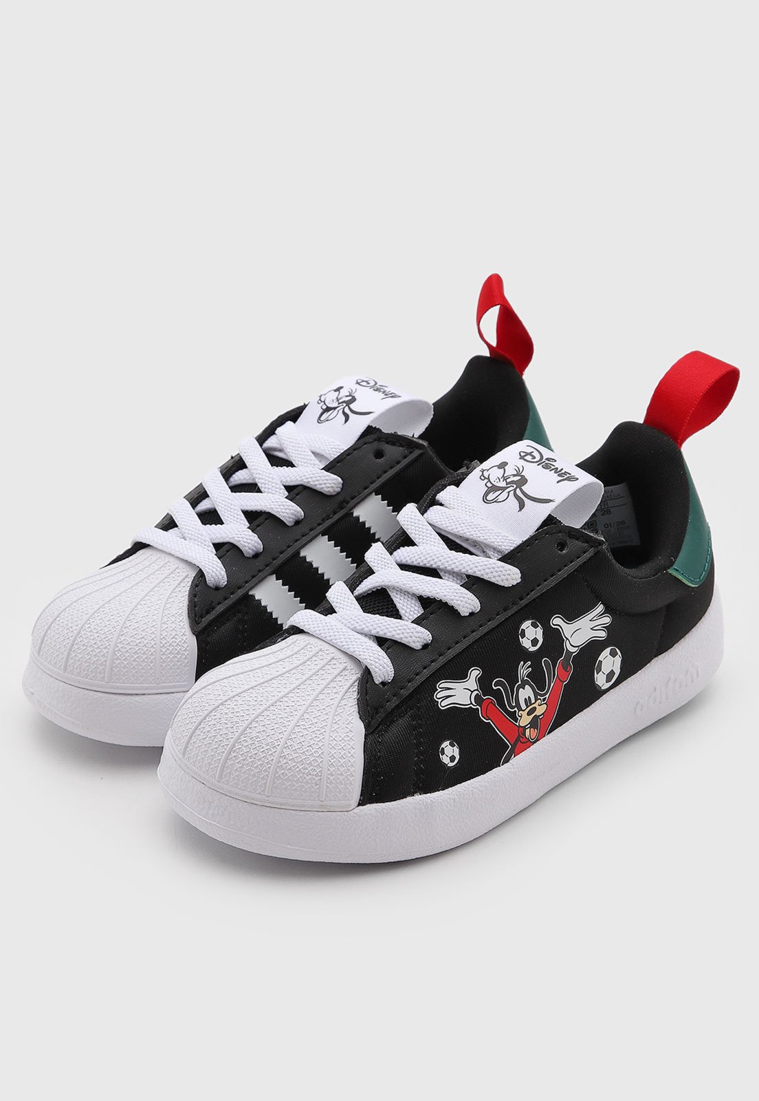 Infantil - Tênis adidas Originals Adifom Superstar 360 I Disney Pateta Preto