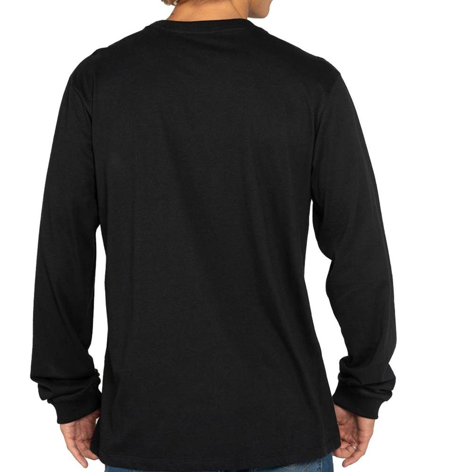 Camiseta Quiksilver Manga Longa Comp Logo WT25 Preto