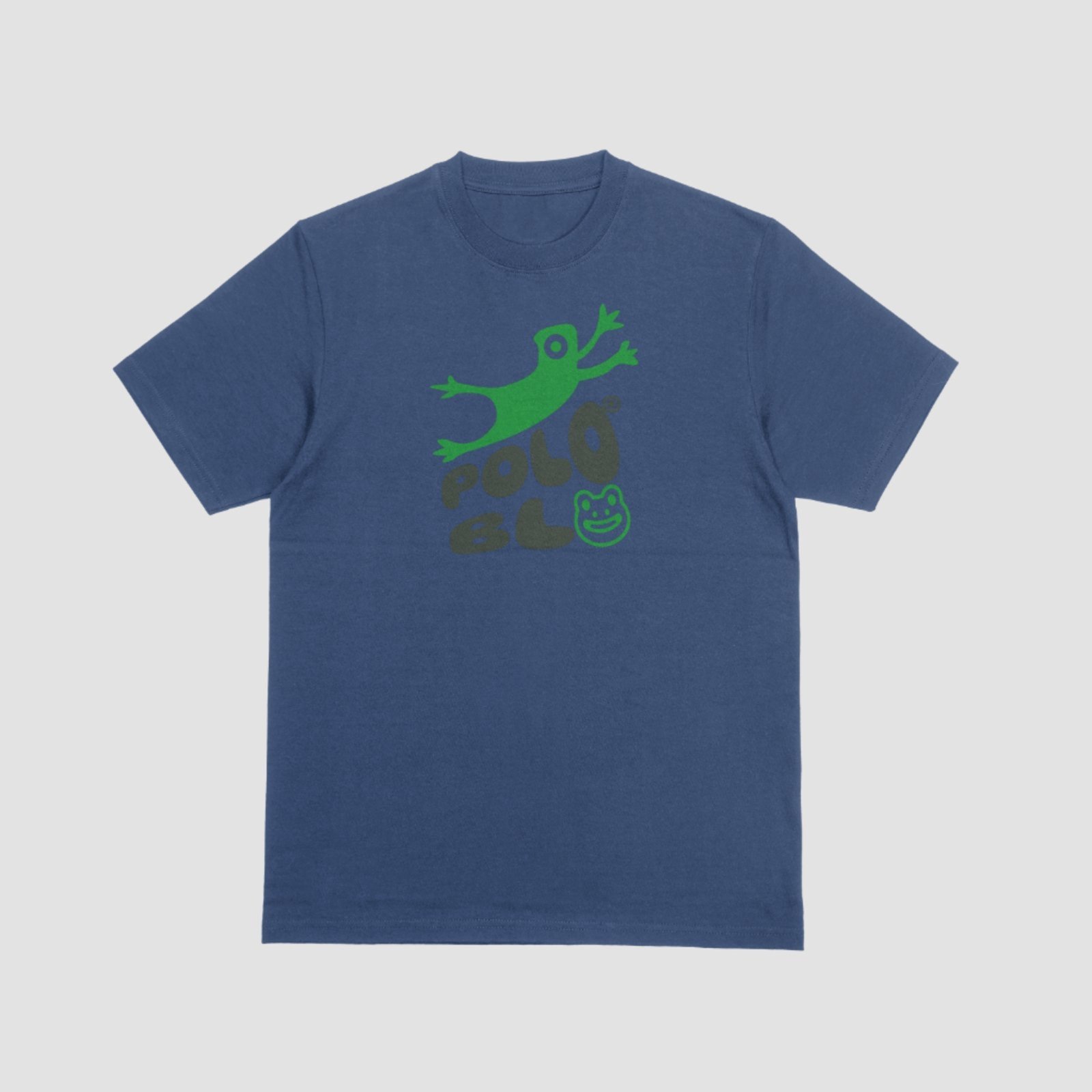 Infantil – Camiseta Masculina Verão Confortável Azul Marinho Polo Blu do RN ao GG