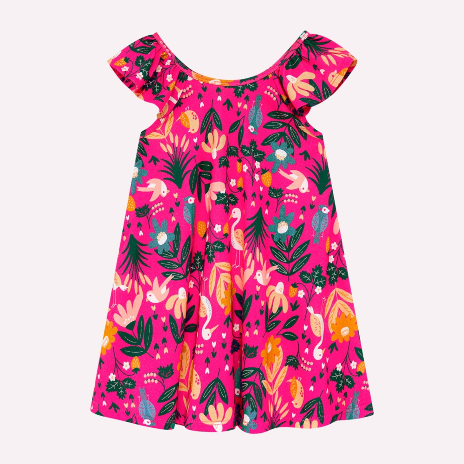 Infantil – Vestido Menina em Algodão Nanai