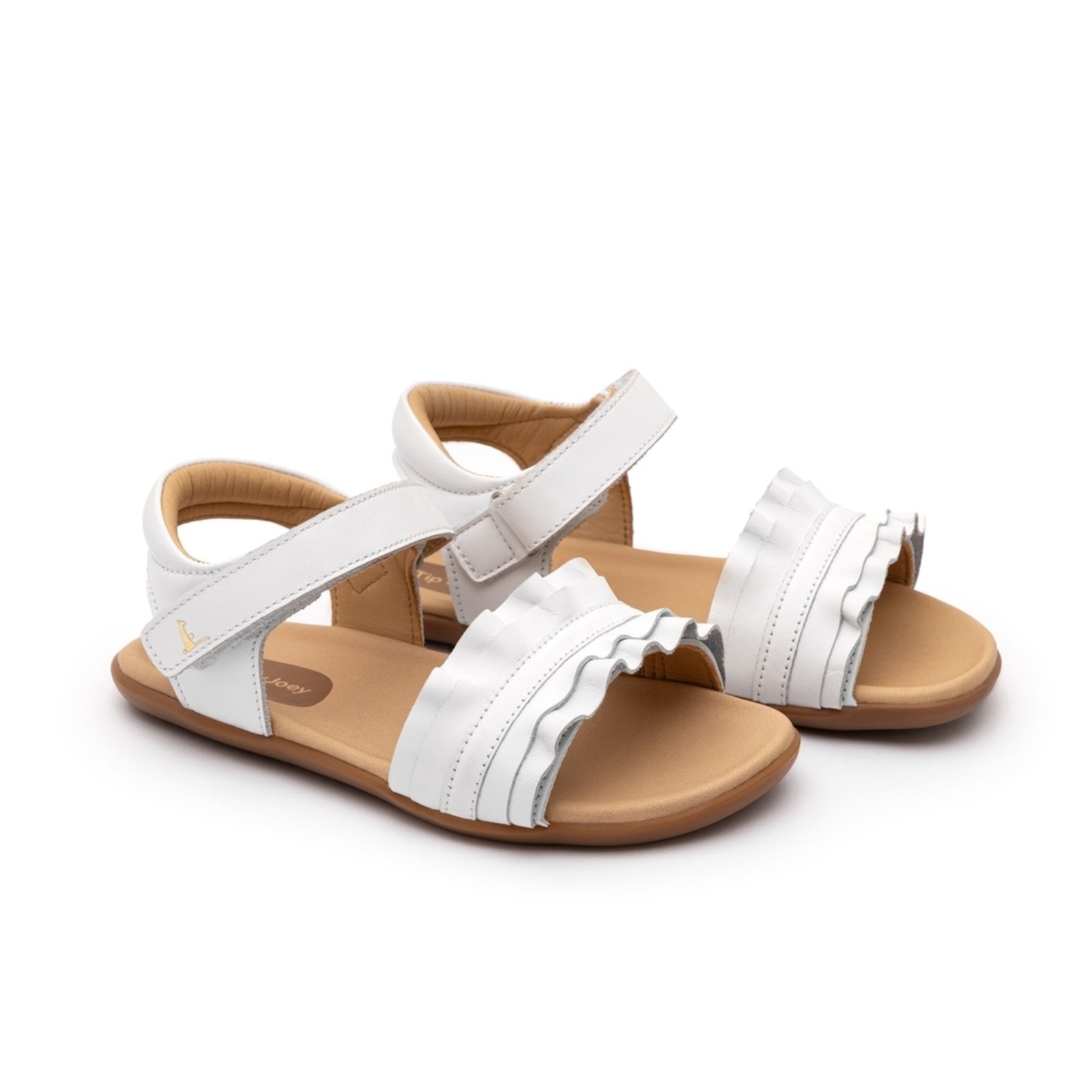 Infantil – Sandália Tip Toey Joey Ruffle Branco