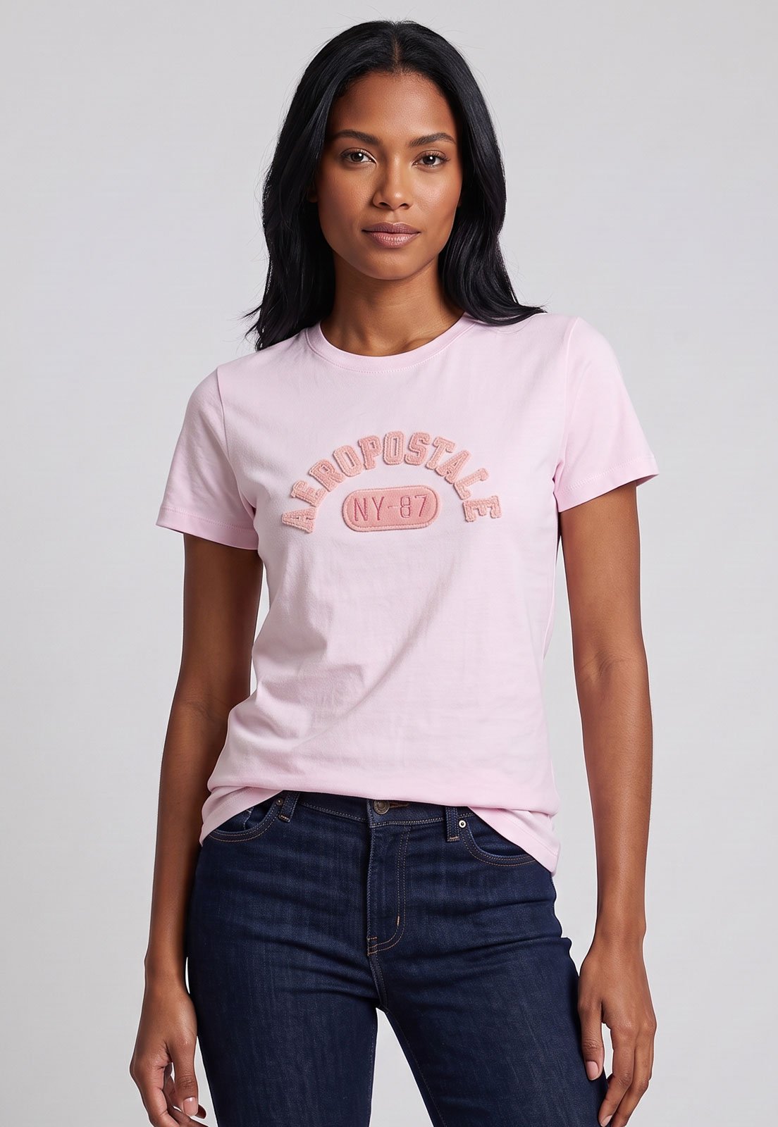 Camiseta Feminina Aeropostale Bordado — foto 4