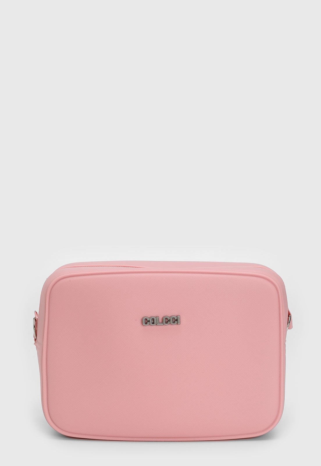 Bolsa Feminina Colcci Média Logo Metálico Rosa