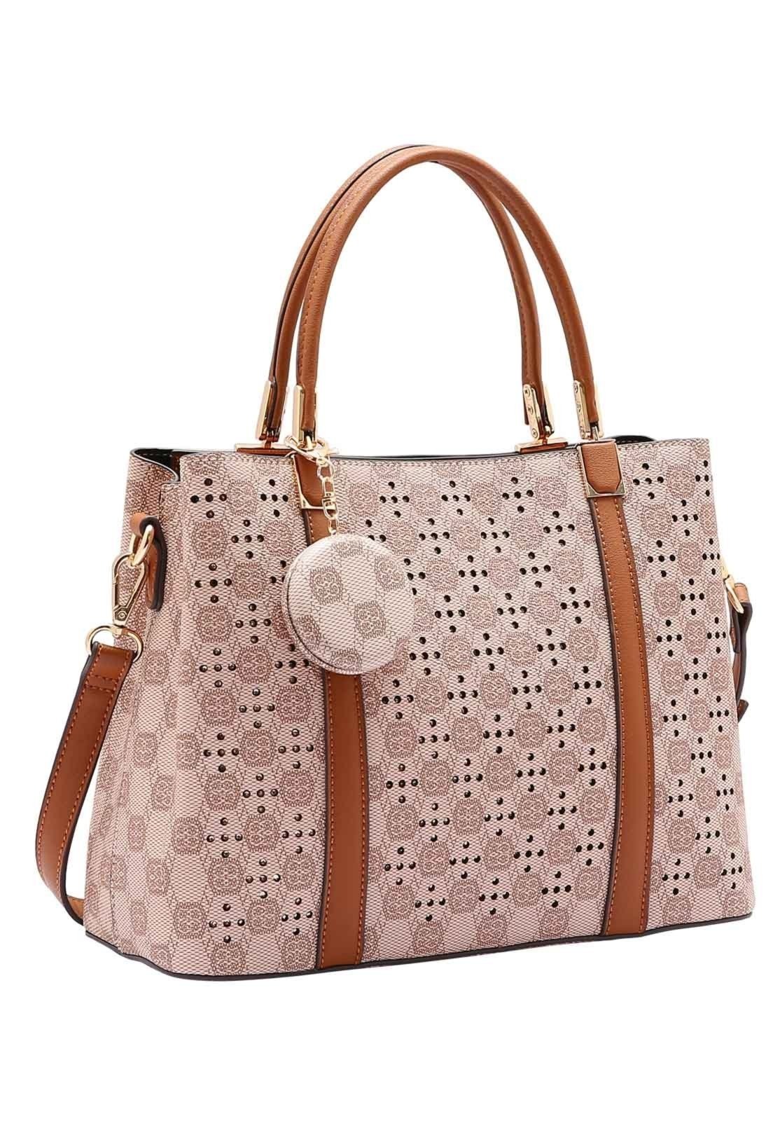 Bolsa Feminina Chenson Original New Cristal Mão Marrom 3485025