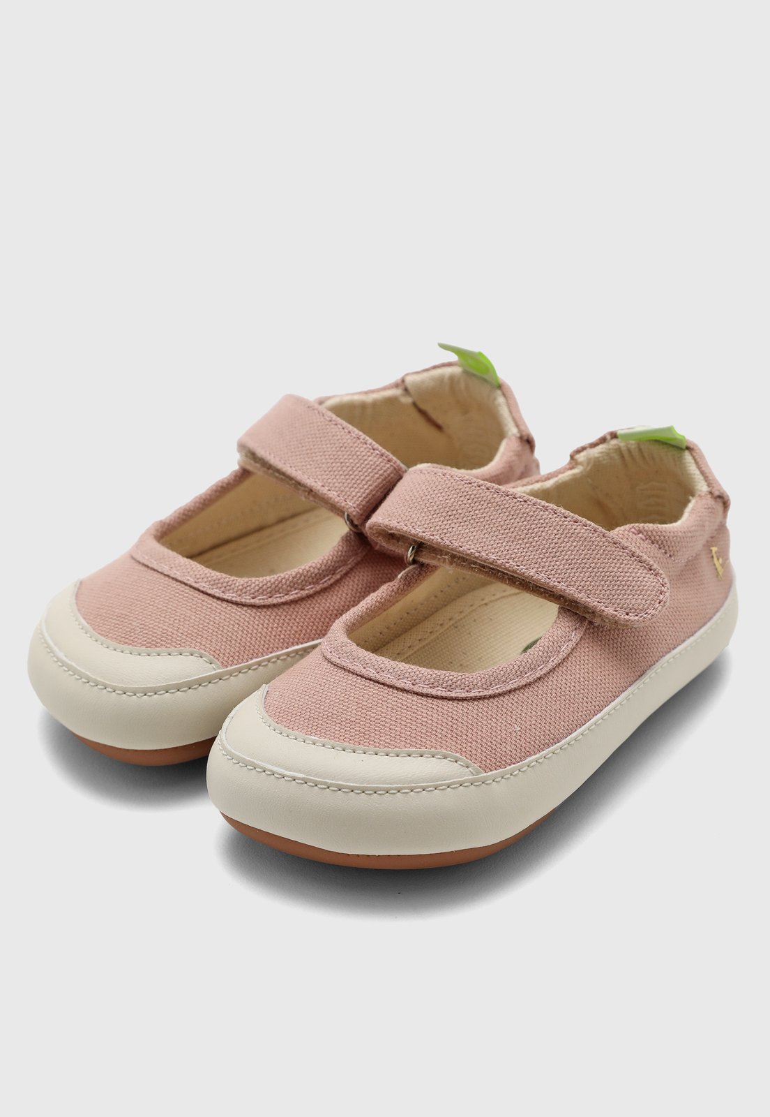 Infantil - Sapatilha Tip Toey Joey Têxtil Rosa