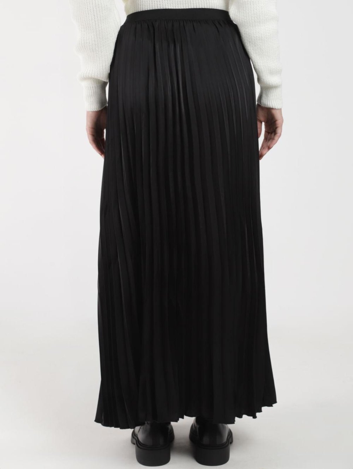Vista 3 Saia Midi Autentique Feminina preto Autentique preto