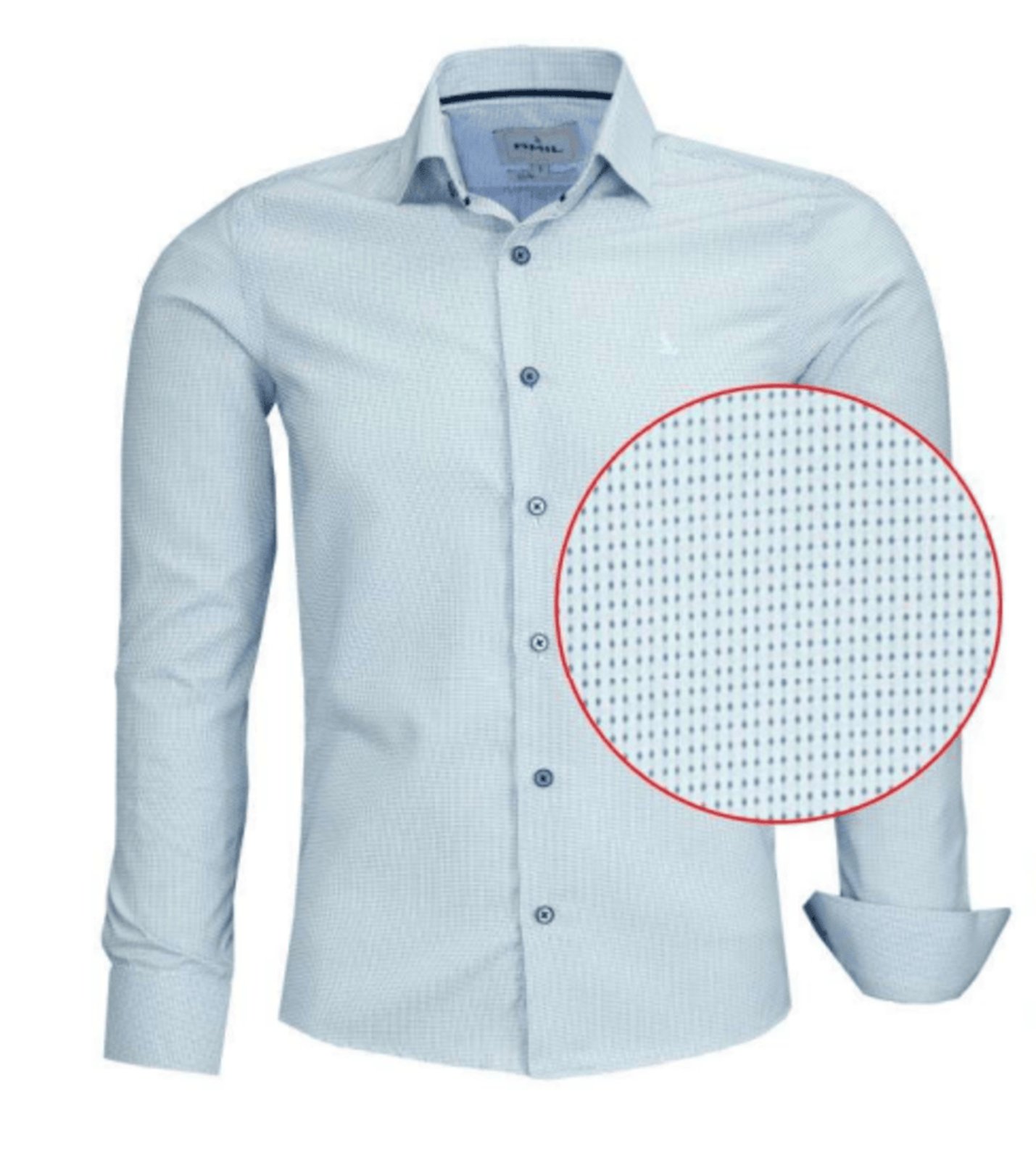 Camisa Social Amil Slim Level Fácil de Passar Manga Longa Lançamento Luxo Cor Branco