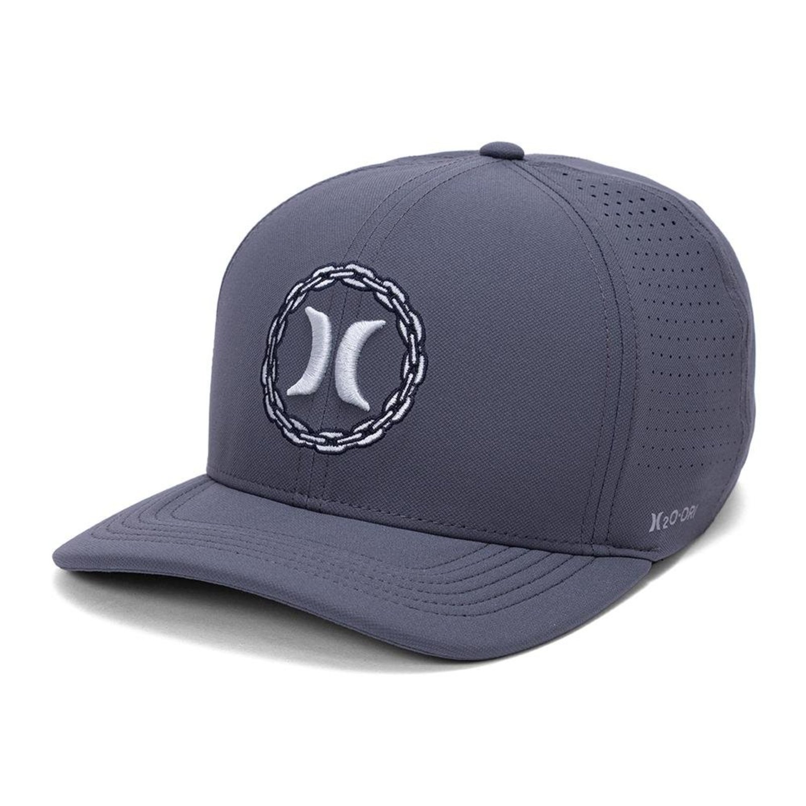 Boné Hurley Aba Curva Chain SM27 Cinza