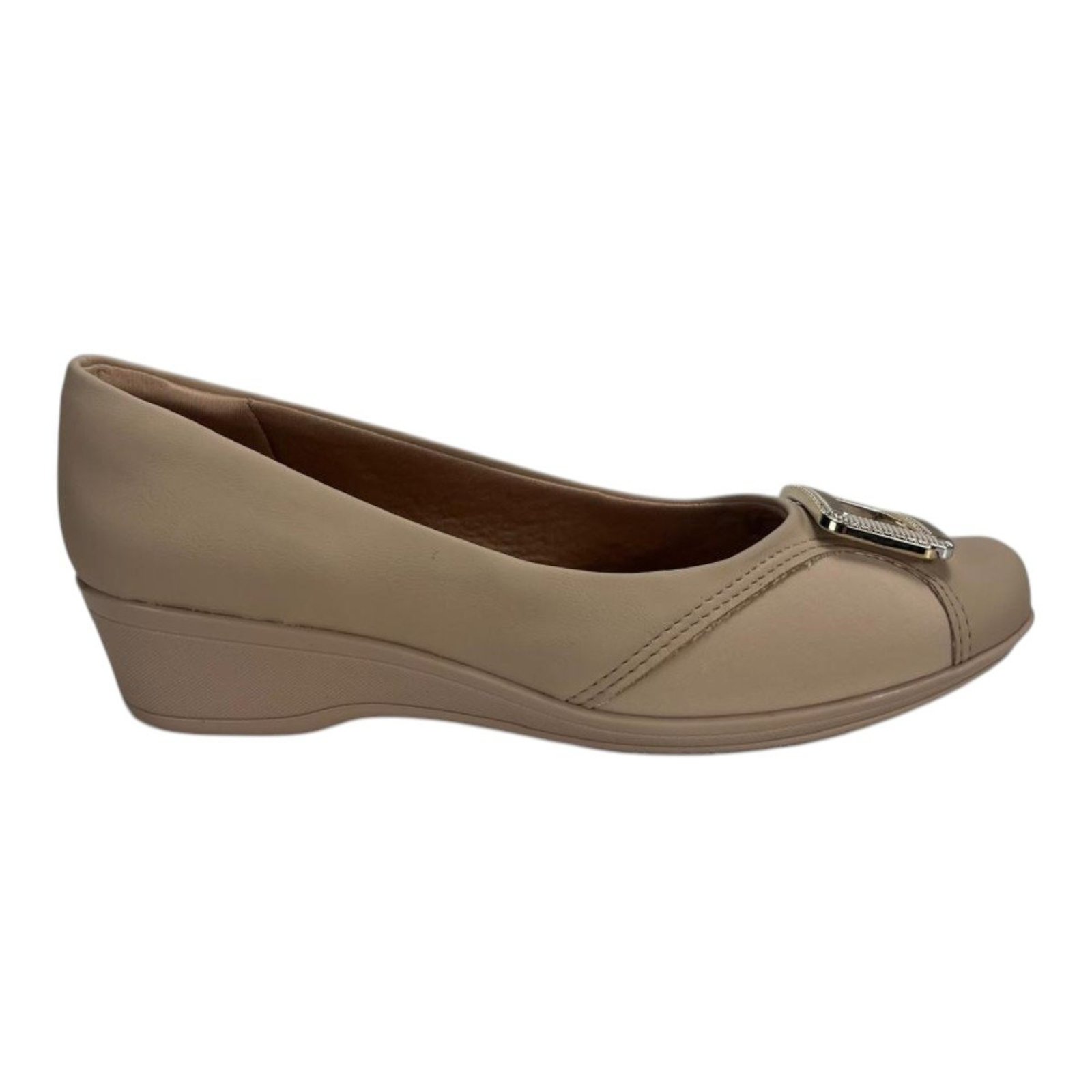 Sapato Comfortflex Social Anabella 2694303 Bege