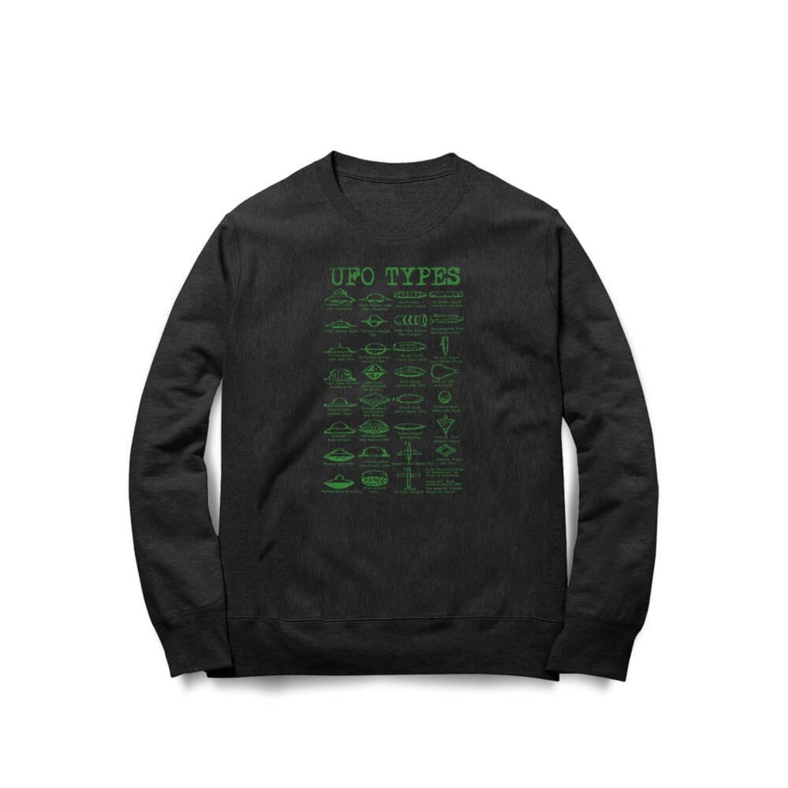 Moletom UFO Types - Preto - Casual - Studio Geek