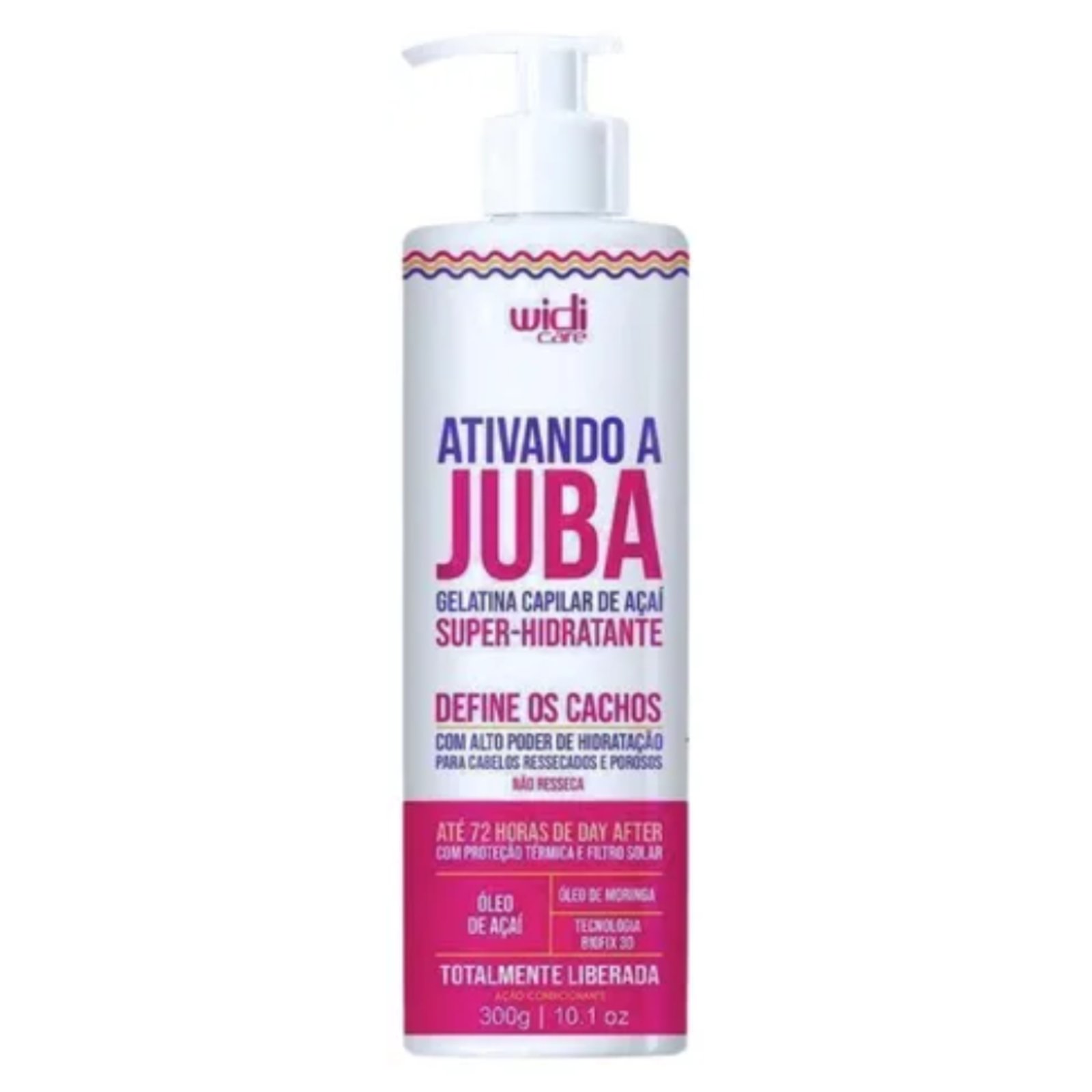 Vista 2 Ativando A Juba Gelatina Super Hidratante 300g Widi care incolor Widi care incolor