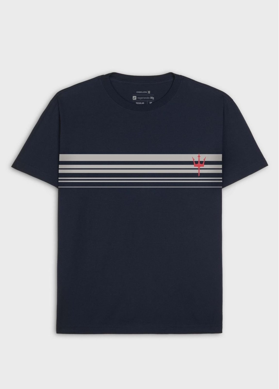 T-shirt vintage listrado surfing mc OSKLEN
