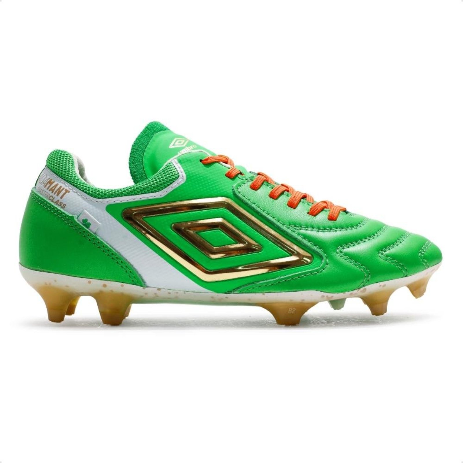 Chuteira Campo Umbro Adamant Master Class Pro Stp Masculina Verde