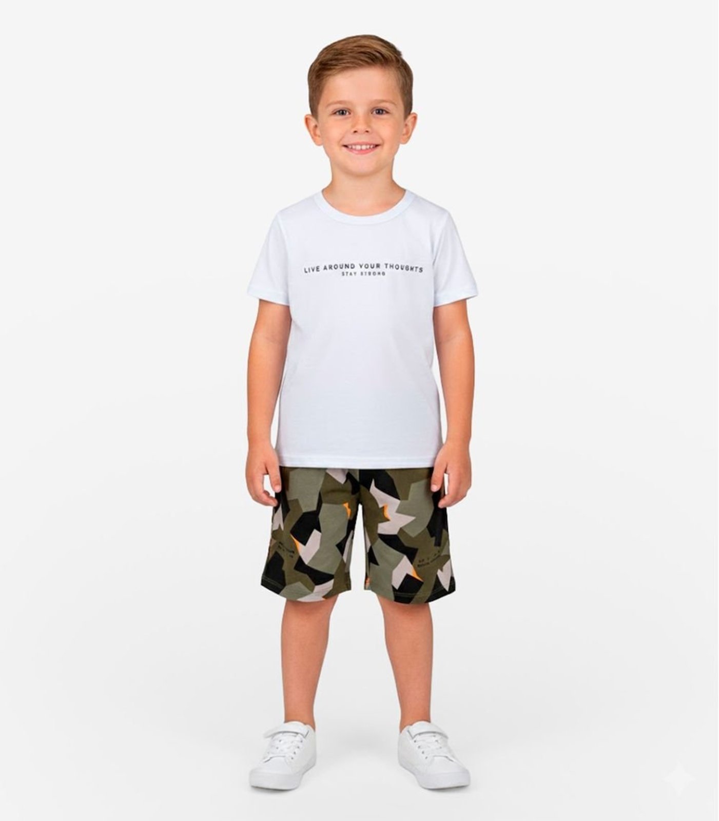 Vista 2 Infantil - Conjunto Camiseta e Bermuda Select azul Select azul