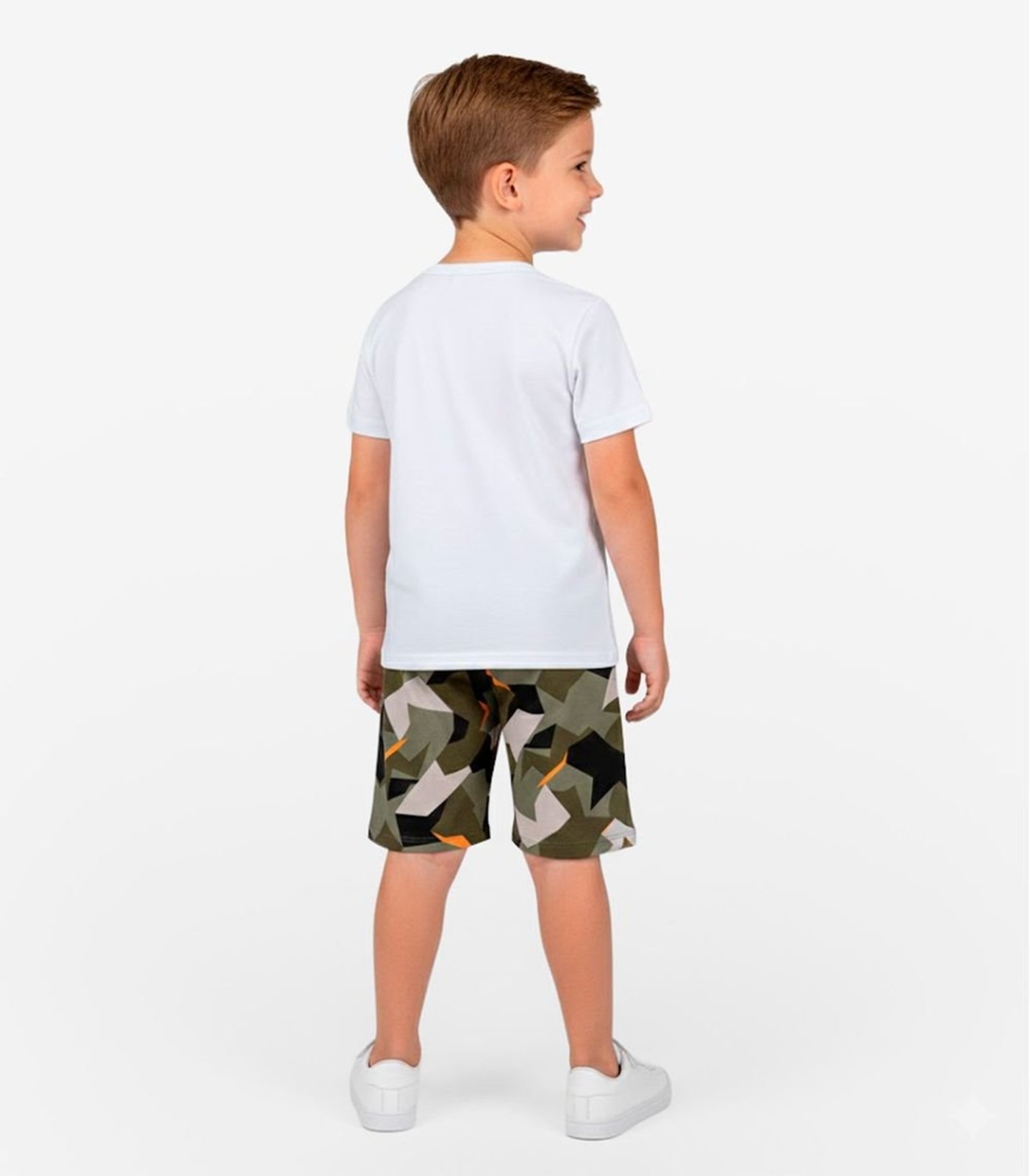 Vista 3 Infantil - Conjunto Camiseta e Bermuda Select azul Select azul