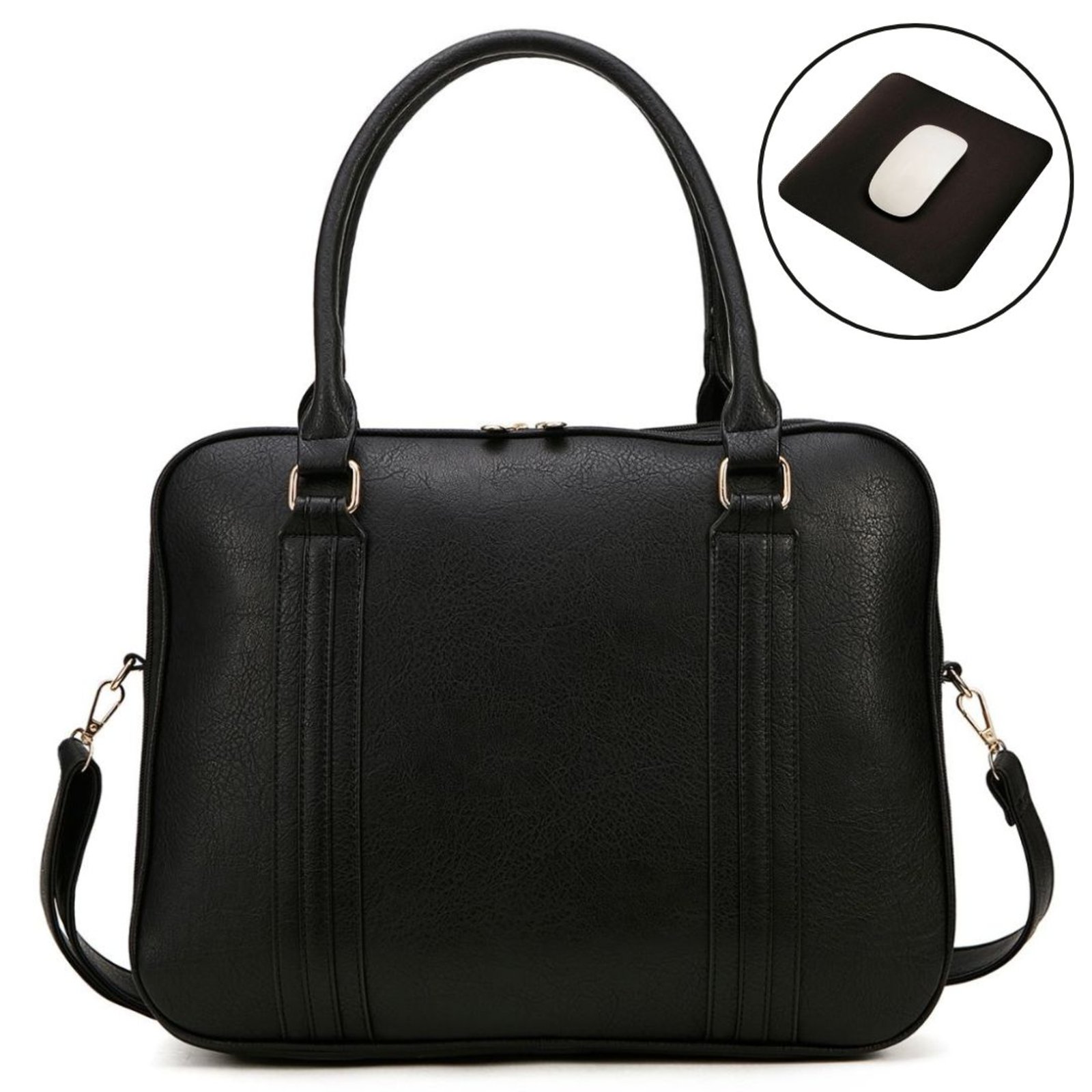 KIit Bolsa De Notebook Grande Pasta Executiva Maleta Case + Mousepad Star Shop