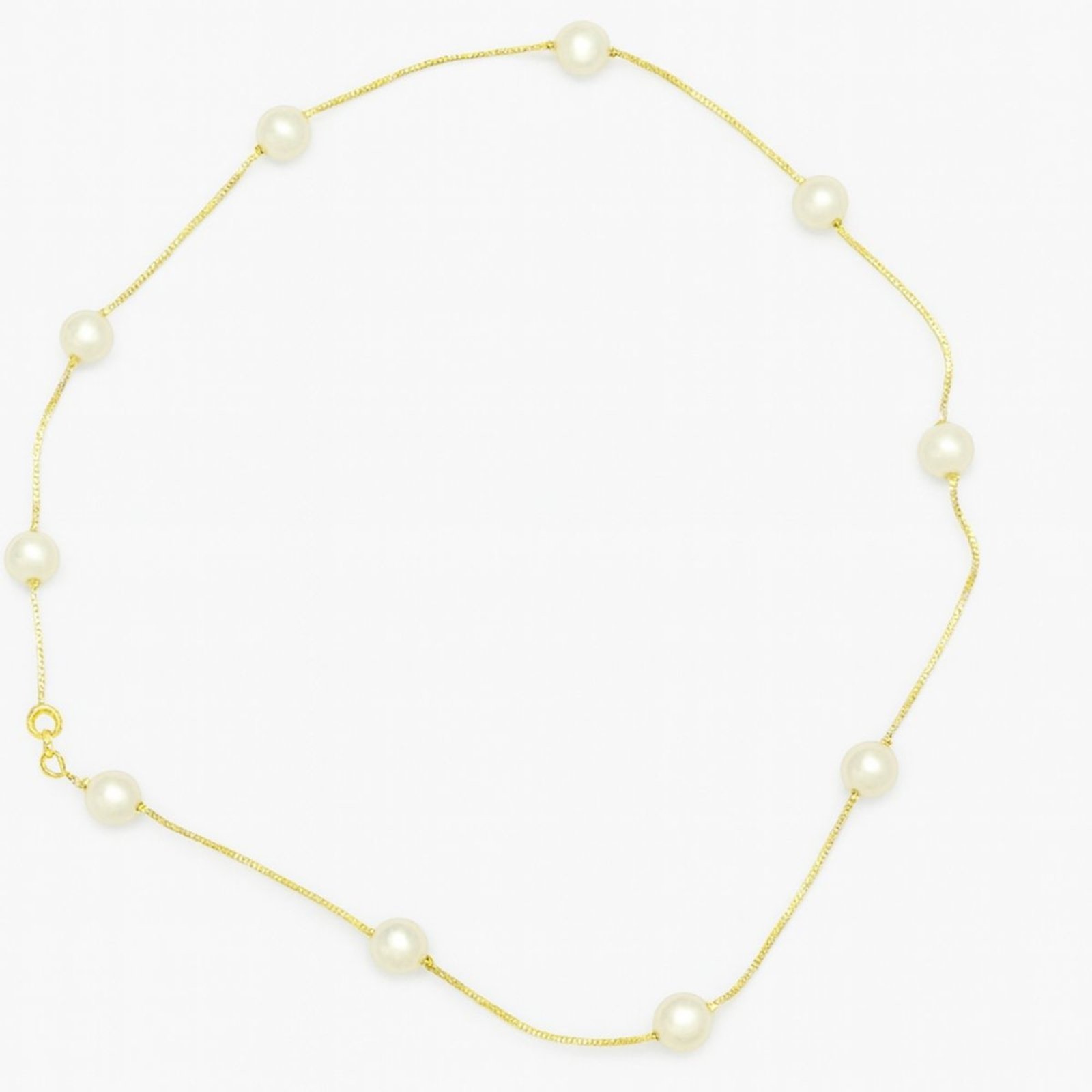 Vista 3 Colar com Pérolas - Elegância Clássica e Delicada Vih Triny dourado Vih Triny dourado