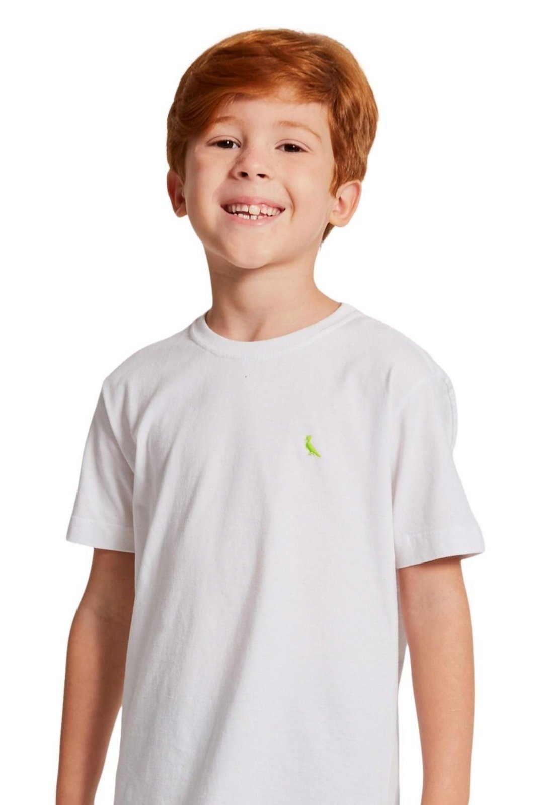 Infantil - Camiseta Pica Pau Bordado Neon Reserva Mini Branco