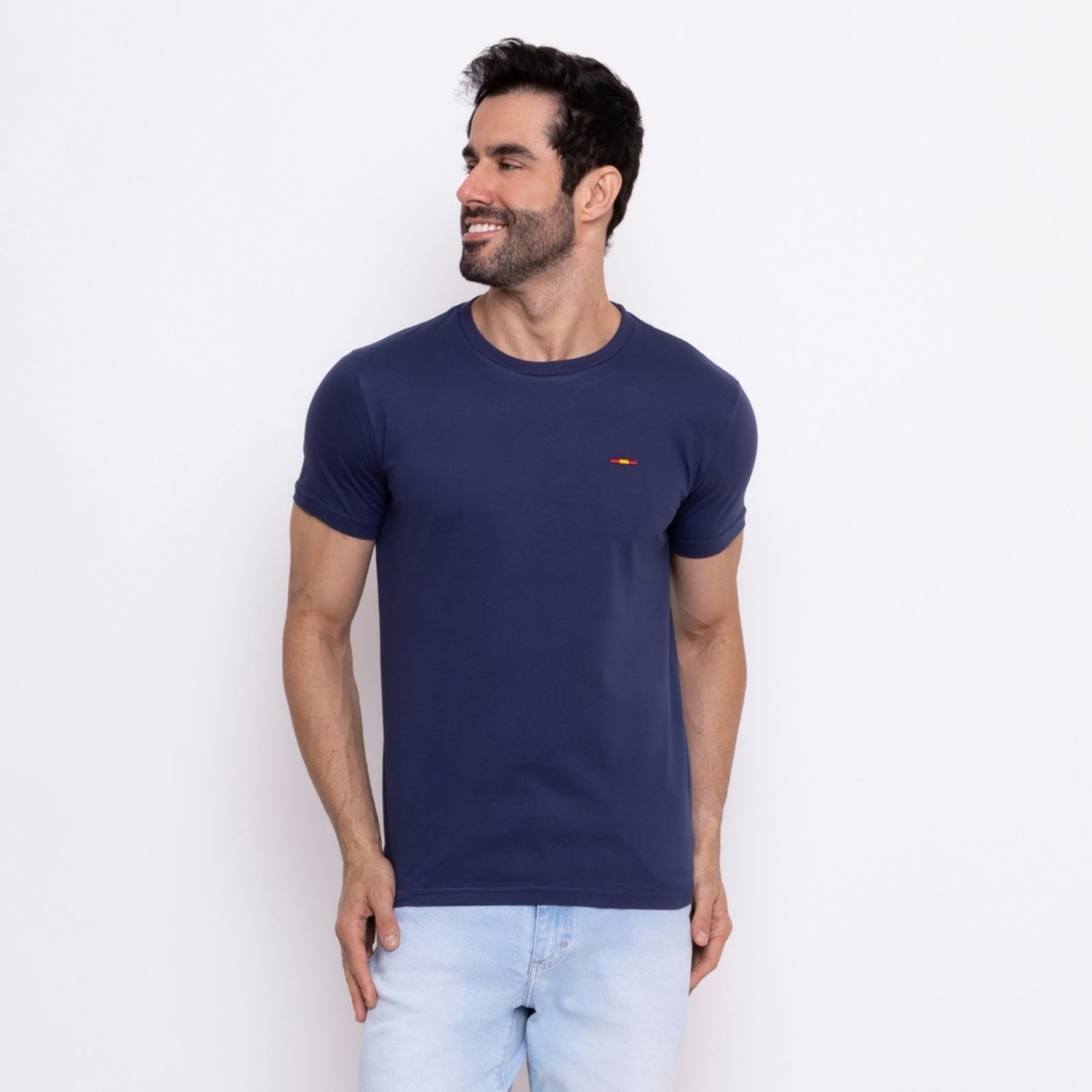 Camiseta Masculina Premium Básica Casual Espanha
