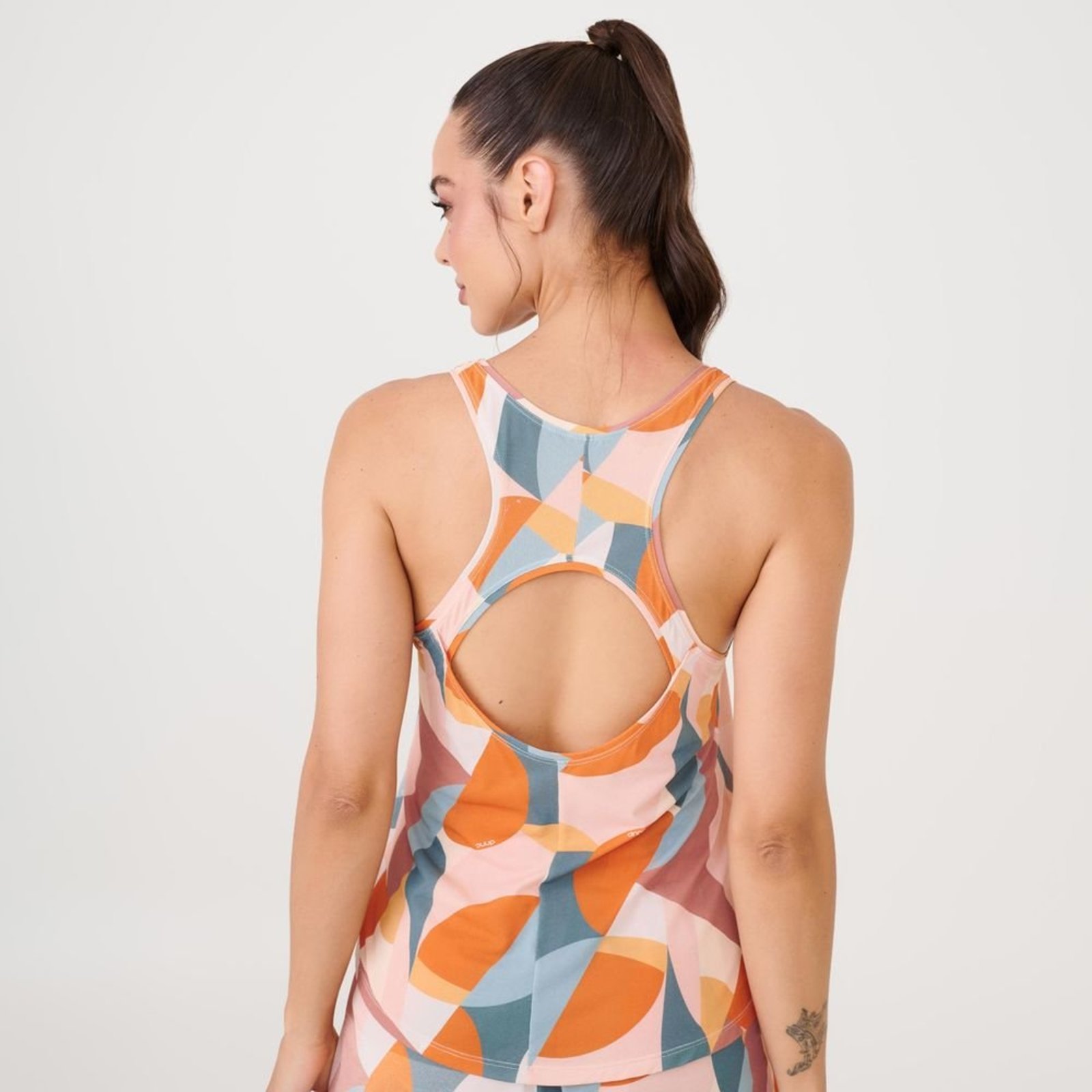 Vista 3 Regata Decote Costas Estampa Moves Poliamida Soft Donna Carioca estampado Donna Carioca estampado