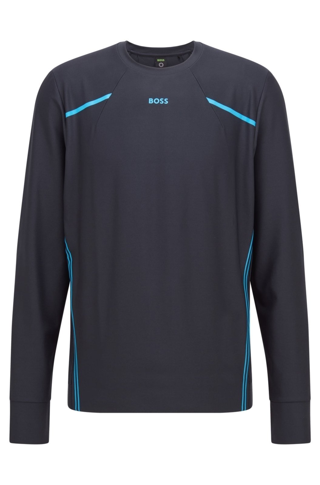 Blusa De Moletom Regular Fit Com Listras E Logo