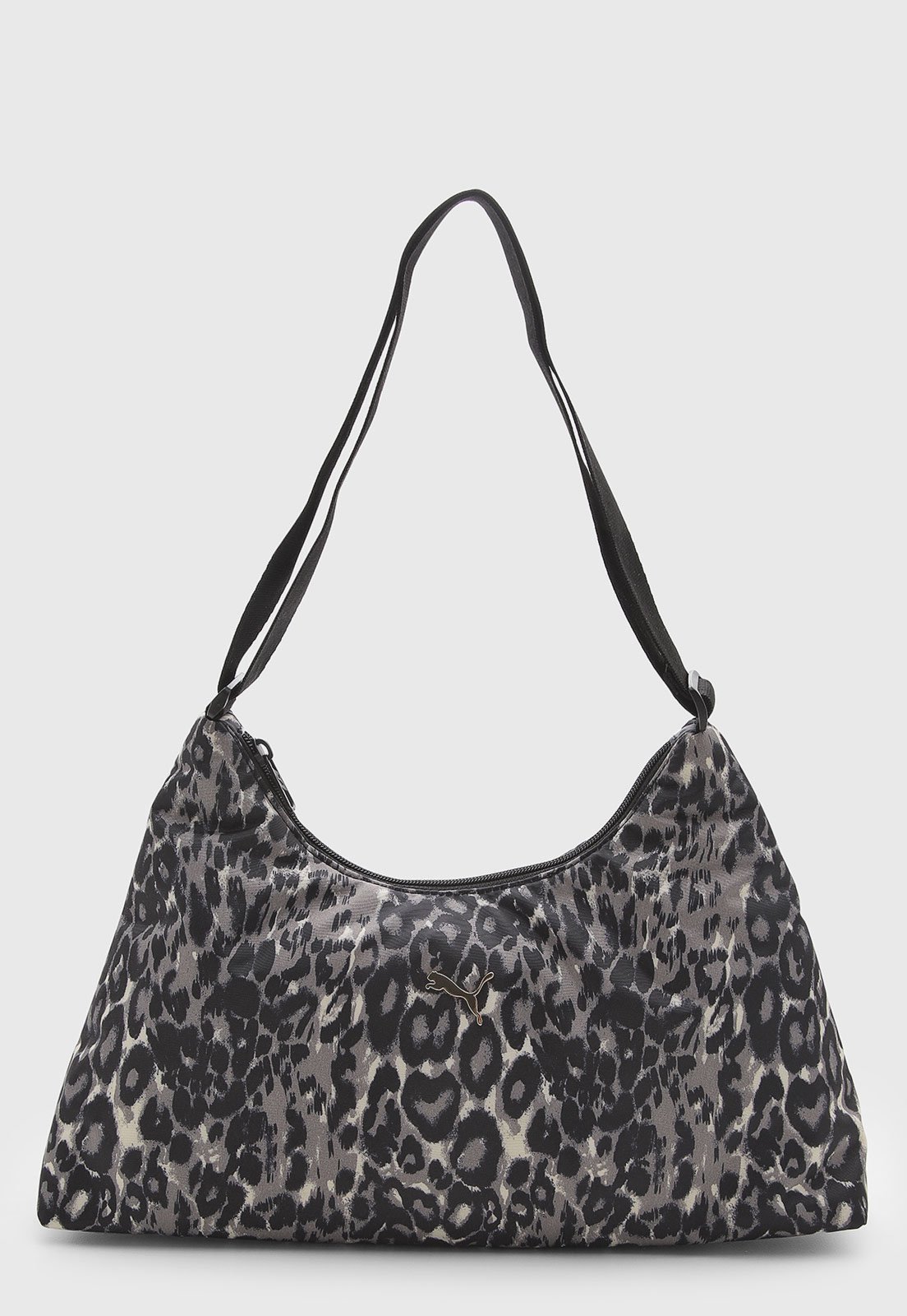 Bolsa Puma Pop Medium Prism Bag Estampa Onça Preta