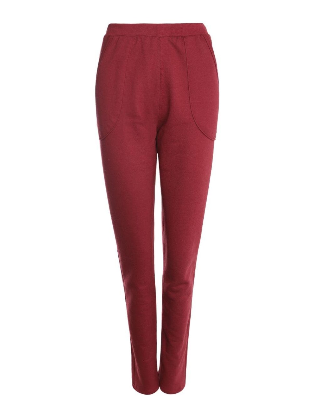 Calça Moletom Reta Feminina BORDO