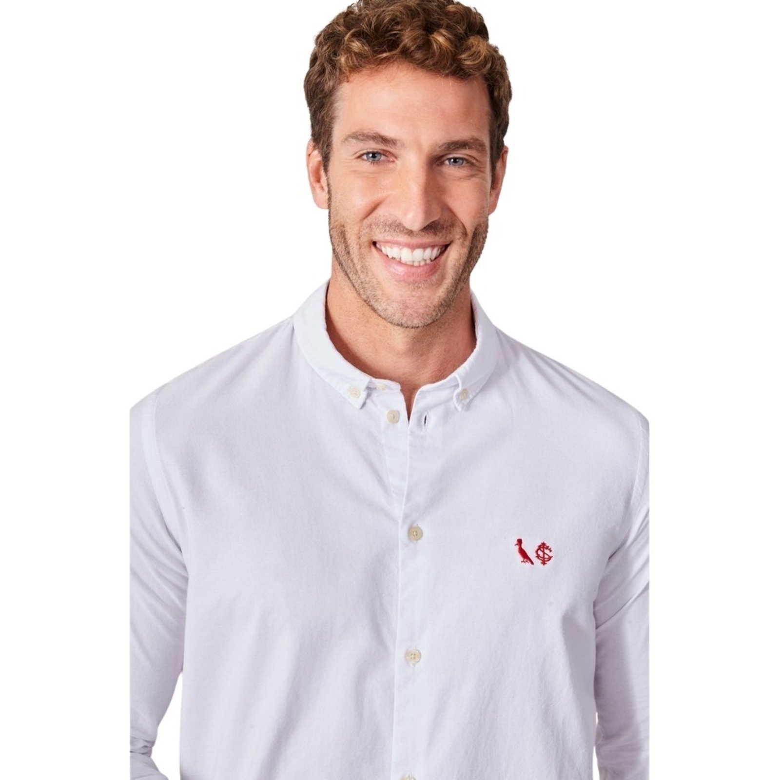 Camisa Oxford Color Pica Pau Inter Reserva