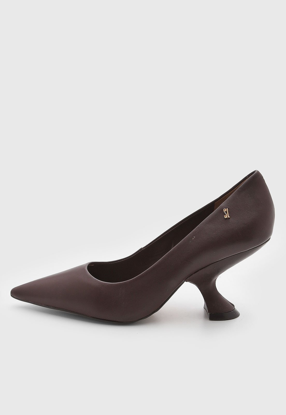 Scarpin Feminino Santa Lolla Couro Marrom