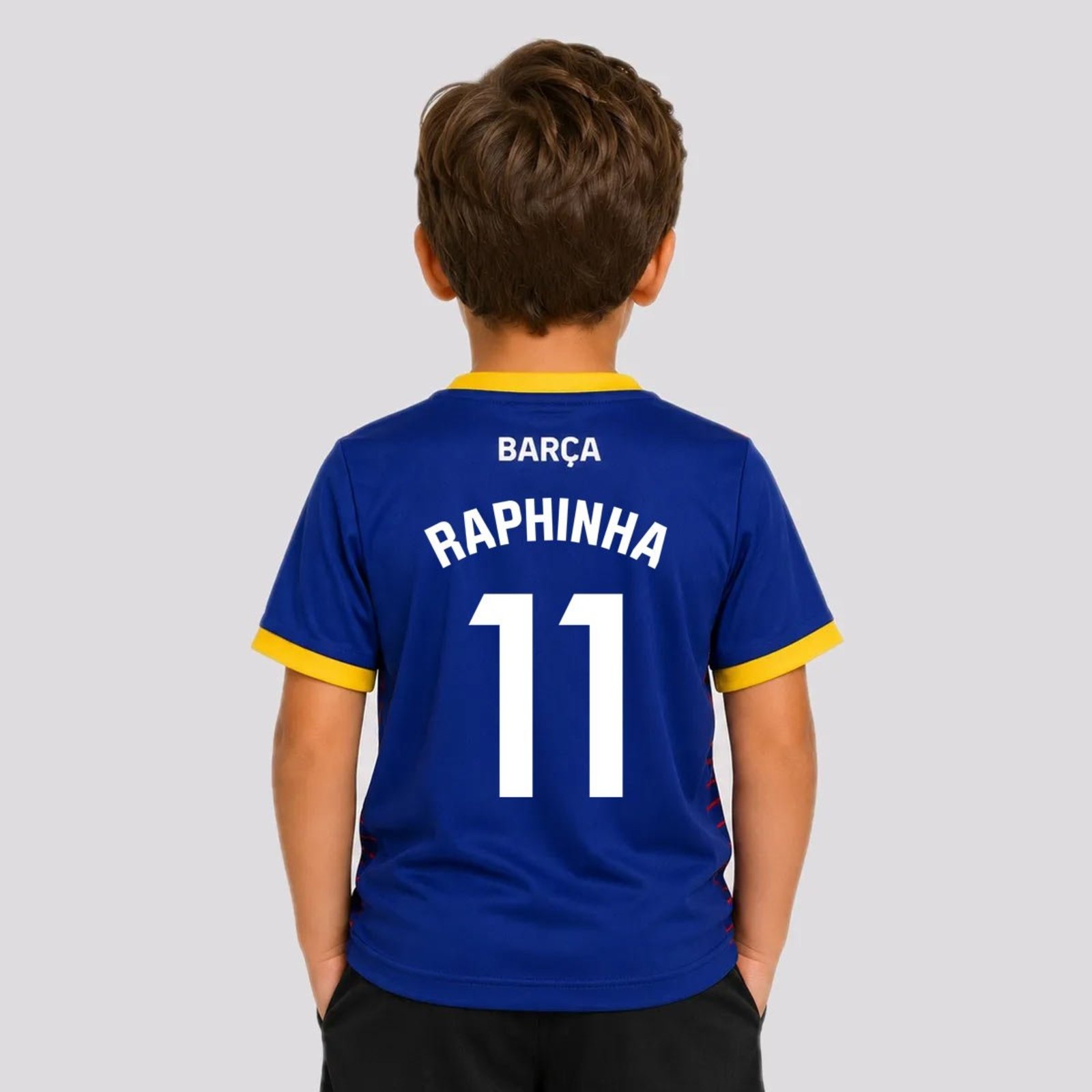 Camisa Barcelona Illuvium Azul 11 Raphinha