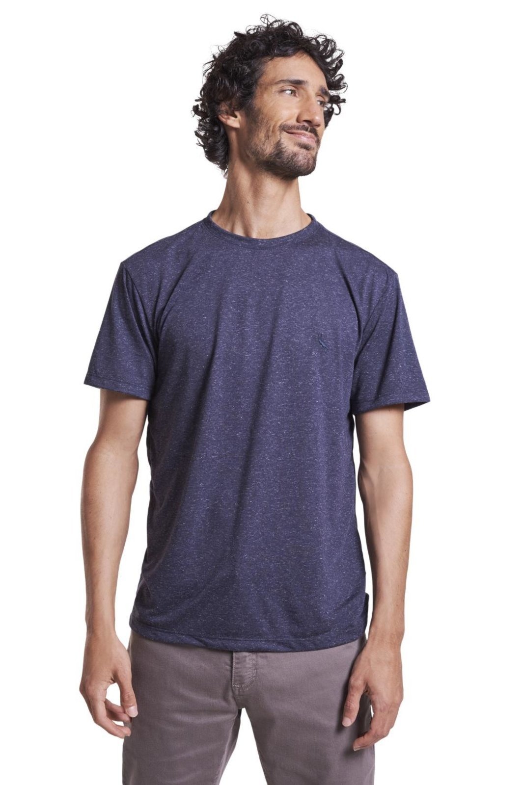 Camiseta New Linho Reserva Azul Marinho